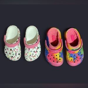 Toddler Girls Multi-color Crocs